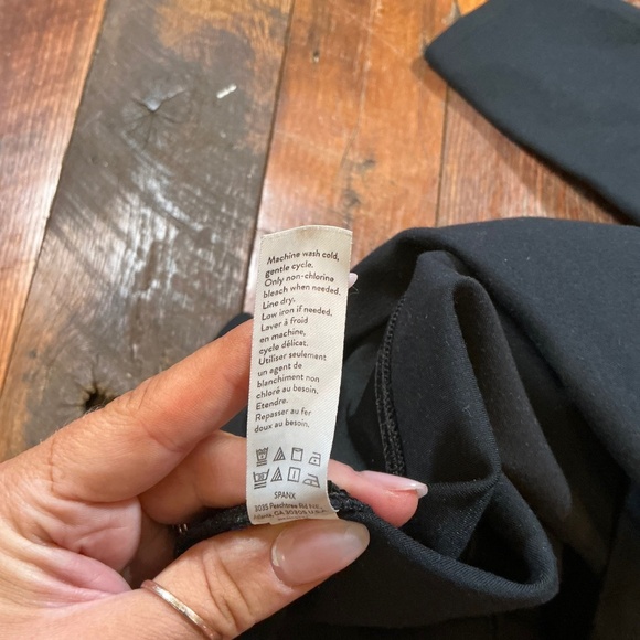 Spanx Faux Leather Leggings Black High Rise Shaping Pants Size Small - Picture 8 of 9